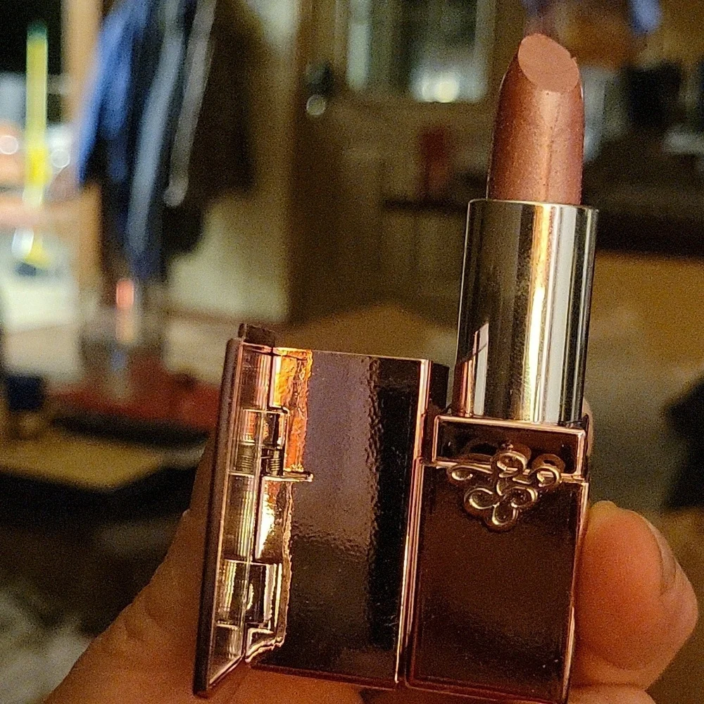 STARRY Brand Gold Csse w Popup Mirror Lipstick - Pink #17